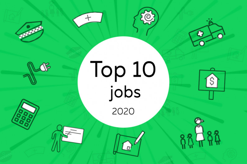 Infographic: Top 10 jobs 2020