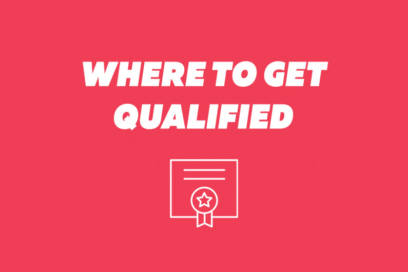 Text reads "Where to get qualified"